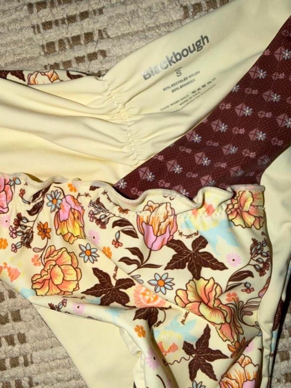 Blackbough NWT Harper Ruffled Bikini Bottom - Picture 3 of 4